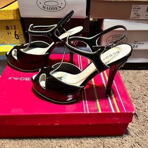 BCBGirls Platform Patent Leather Heels size 8